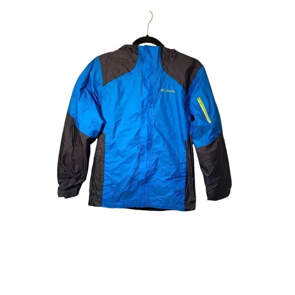 Columbia boys, waterproof Omni, shield, multicolored, hooded windbreaker jacket,